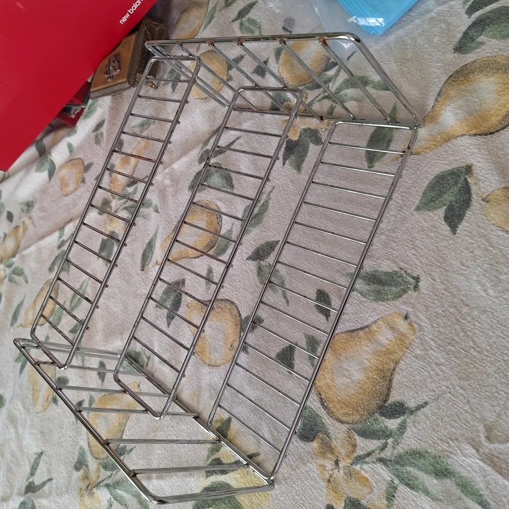 Chrome Metal Spice Rack